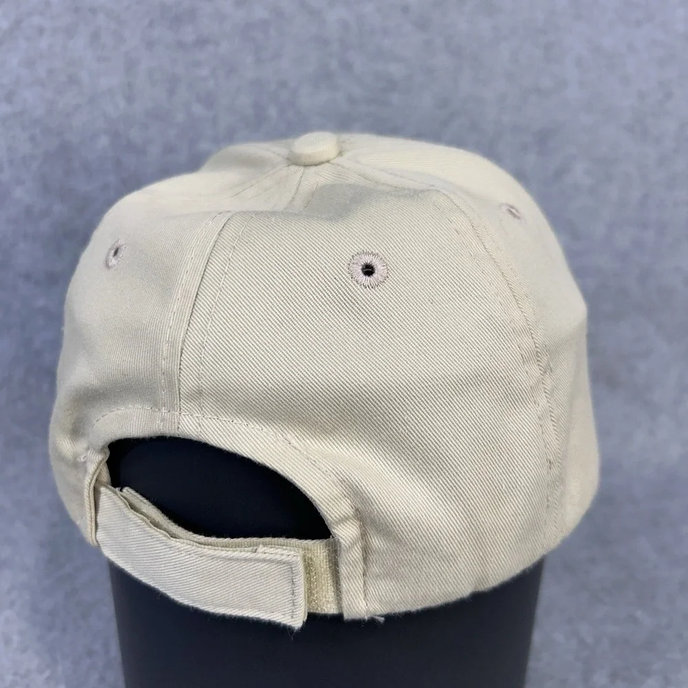 Roaring River State Park Fish Hook Hat Child Khaki Adjustable Strapback Cap